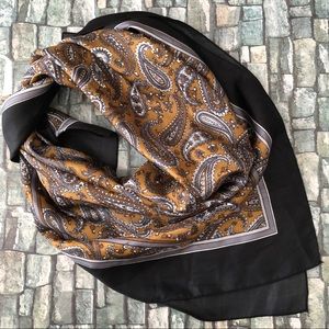 Paisley Print Square Scarf